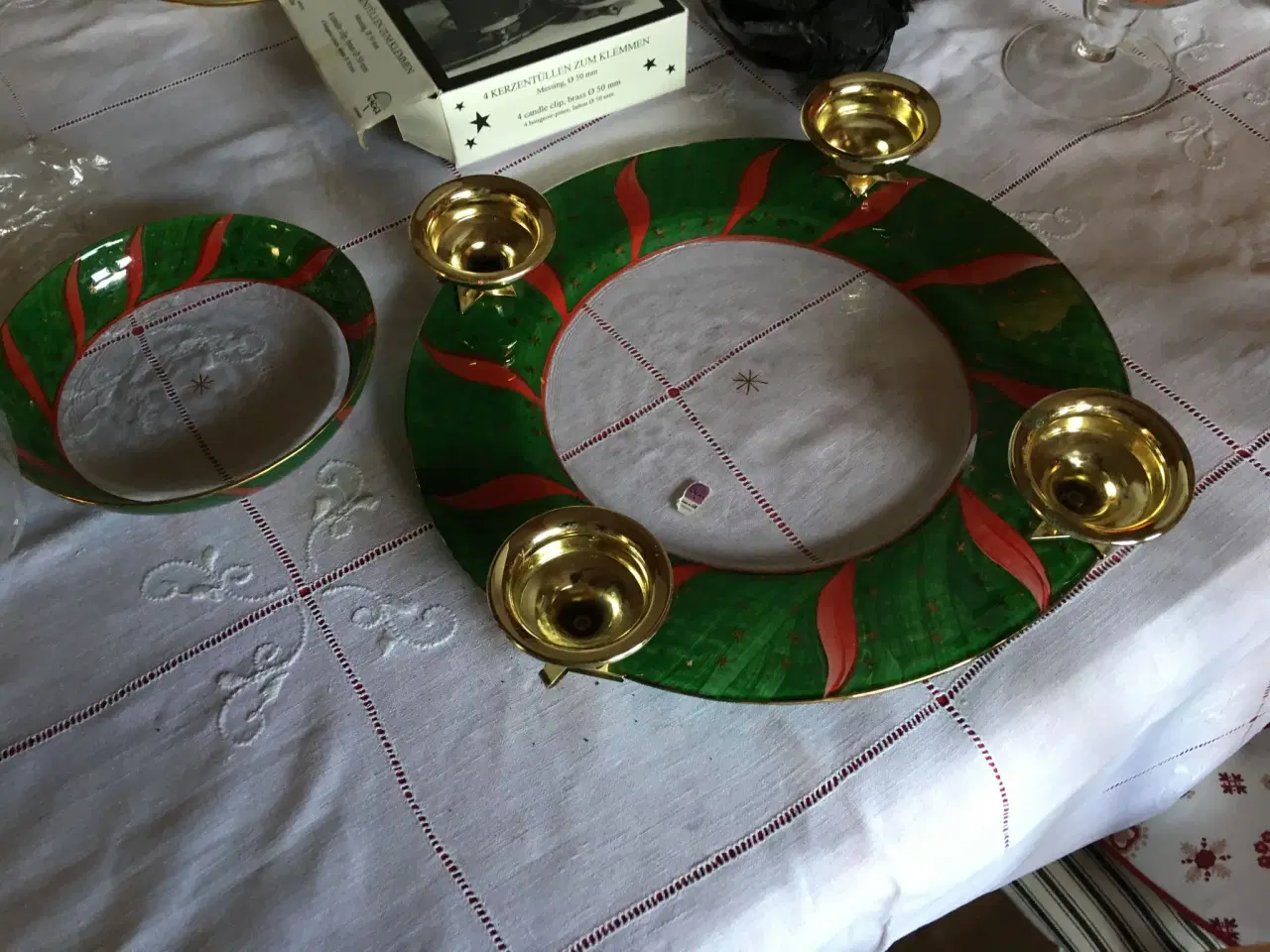 Billede 1 - Julefad og skål