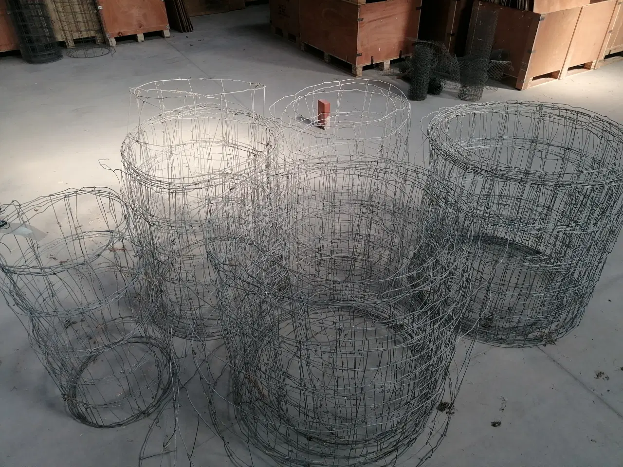 Billede 3 - Havehegn / Trådhegn Galvaniseret 80 cm Højde 