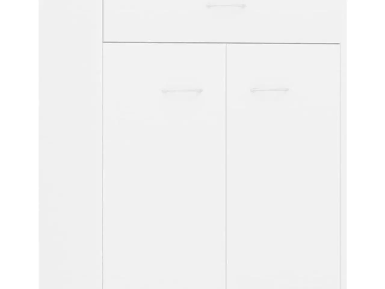Billede 2 - Skænk 60x30x75 cm konstrueret træ hvid