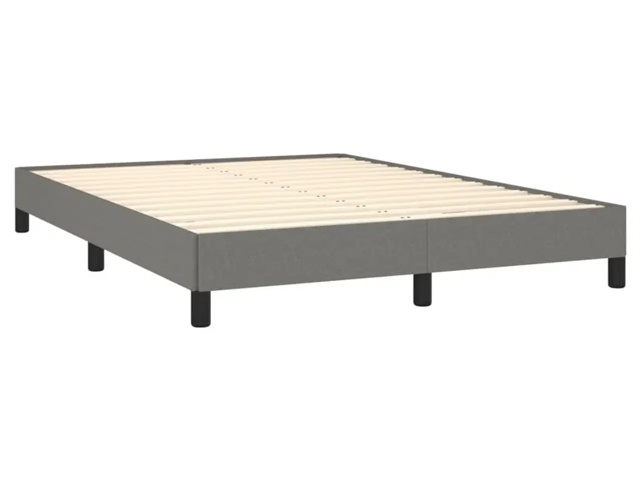 Billede 4 - Sengeramme uden madras 140x200 cm stof mørkegrå