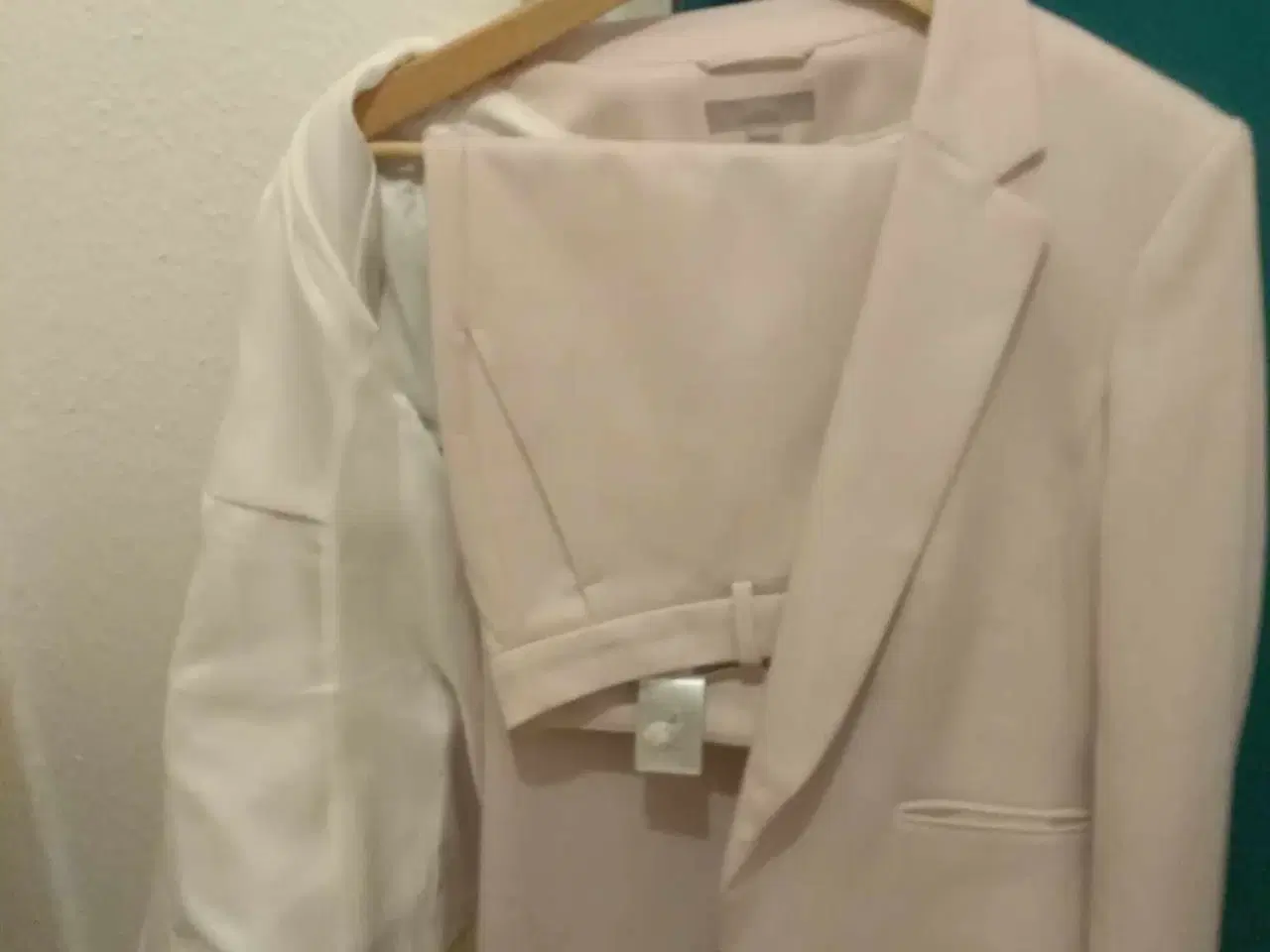 Billede 4 - Jakkesæt bukser & blazer i lys babyrosa str. 44