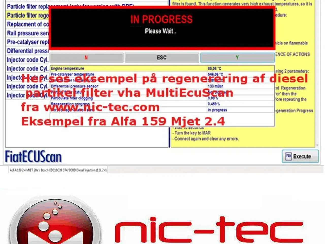 Billede 5 - MultiEcuScan test software for Fiat, Alfa Romeo, Lancia & Chrysler (FCA) fuld licens Original Dansk version