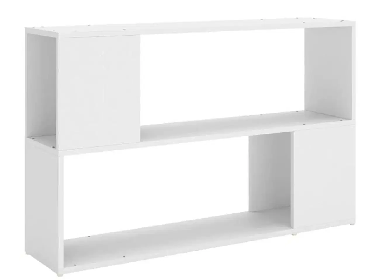 Billede 3 - Bogreol 100x24x63 cm konstrueret træ hvid