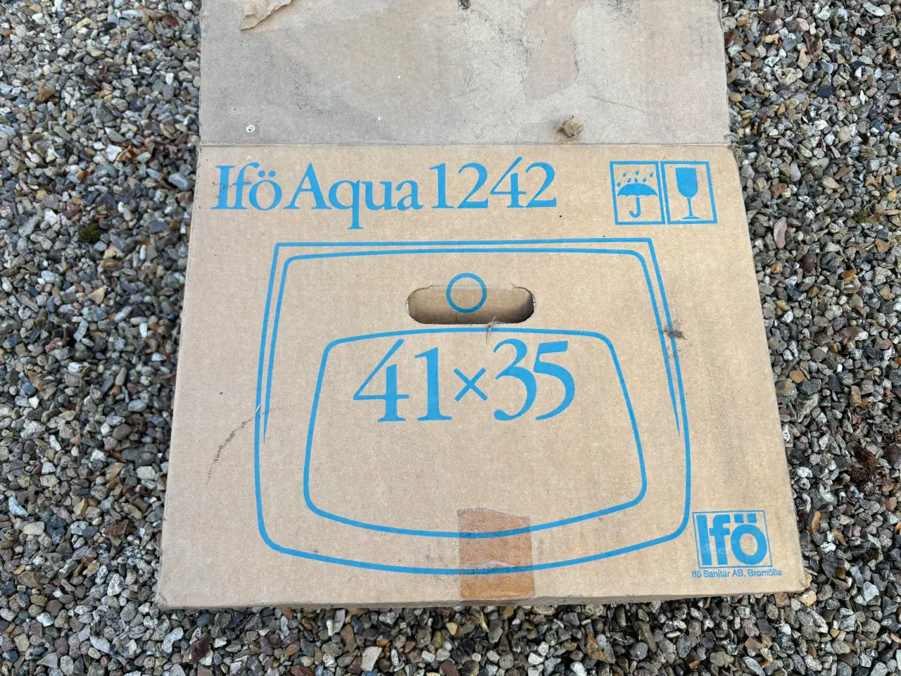 Billede 3 - IFÖ Aqua 1242 cera håndvask, NY, 3 stk 100kr/stk