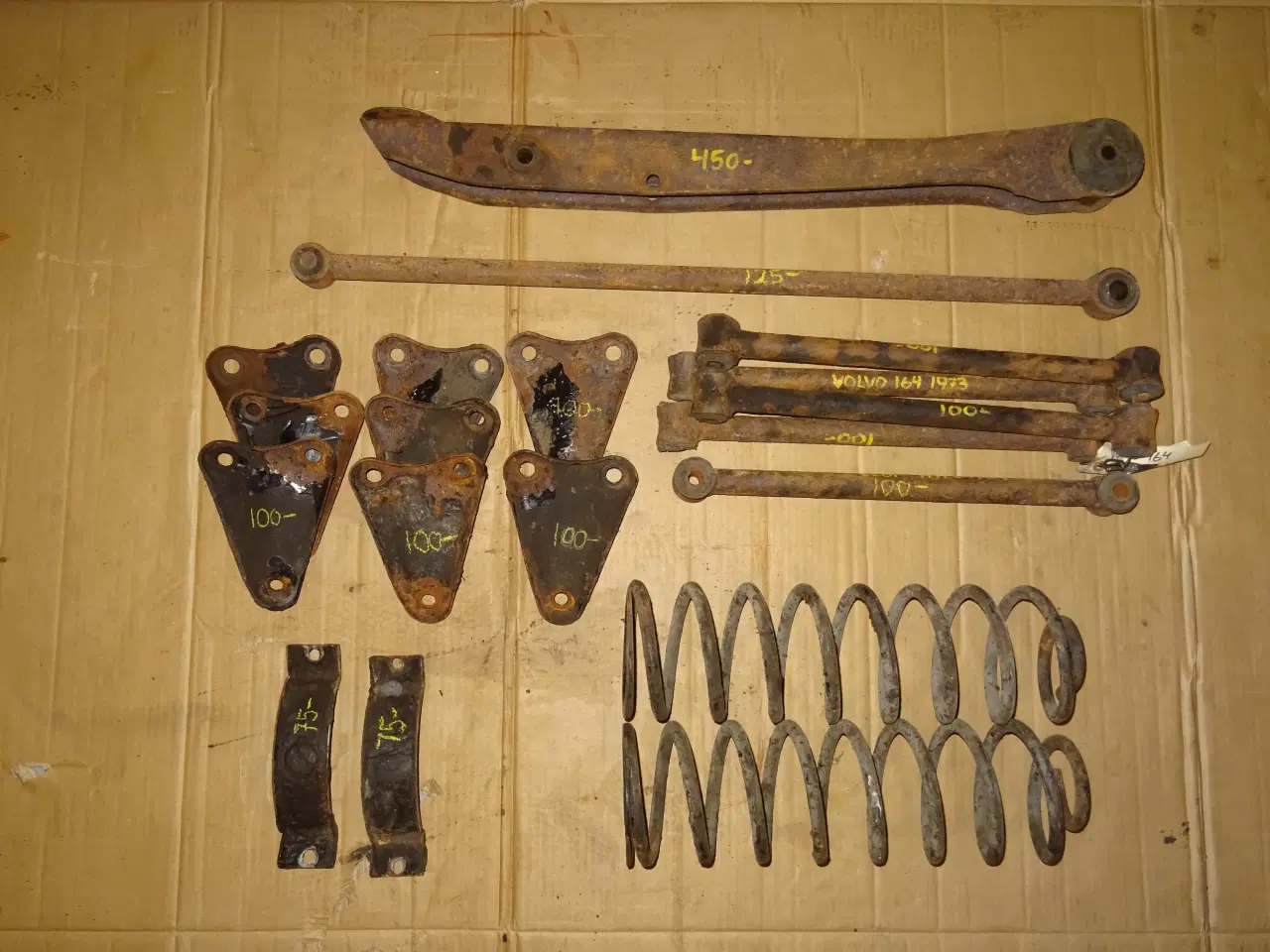 Billede 1 - Volvo 142,144,145,164 bærearm,tværstang,fjeder m.m