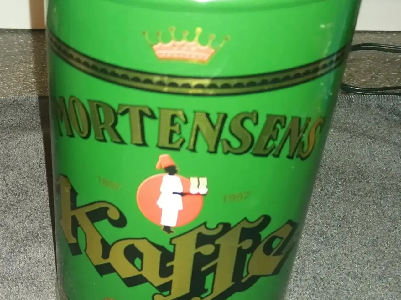 Billede 3 - 2 STK RETRO KAFFE DÅSER, CIRKEL OG MORTENSEN