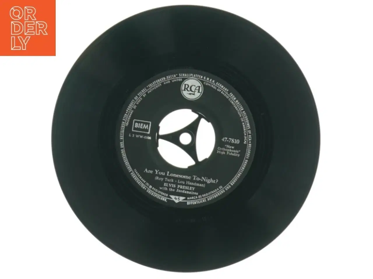 Billede 4 - Vinylsingle Elvis (str. 18 x 18 cm)