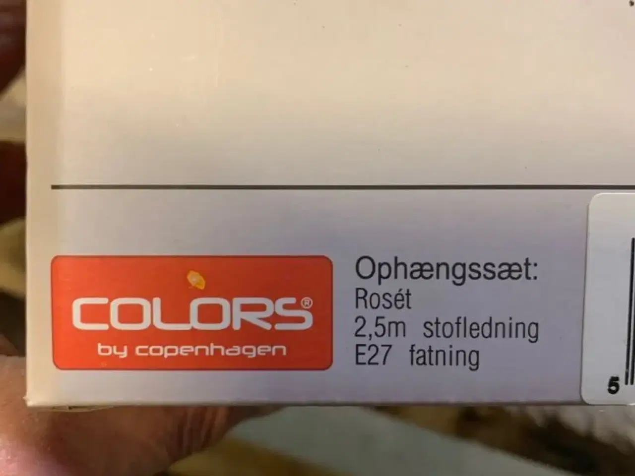 Billede 2 - 2 stk Colors ophængssæt sort