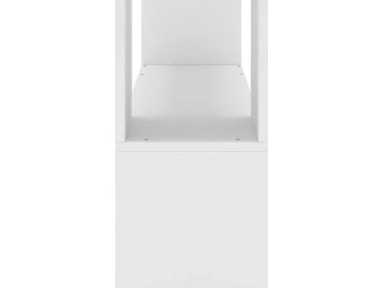 Billede 5 - Bogreol 100x24x63 cm konstrueret træ hvid
