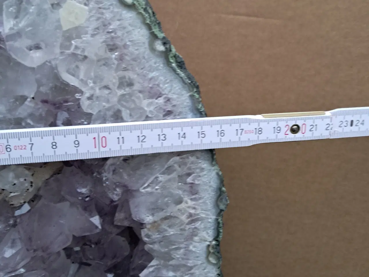 Billede 4 - 24,5 kg 57cm høj Ametyst klynge 