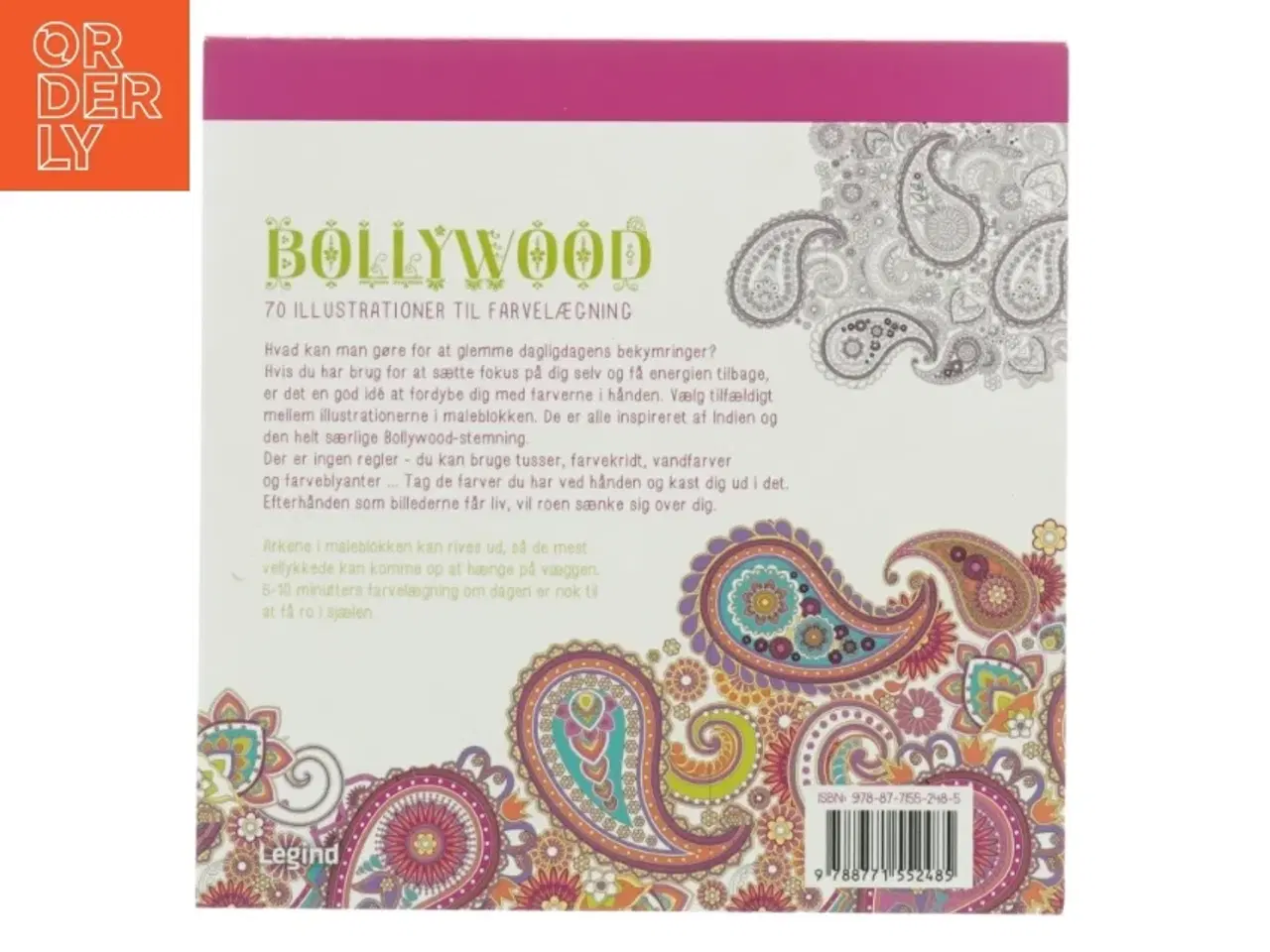 Billede 2 - Malebog med Bollywood-tema (str. 21 x 21 cm)