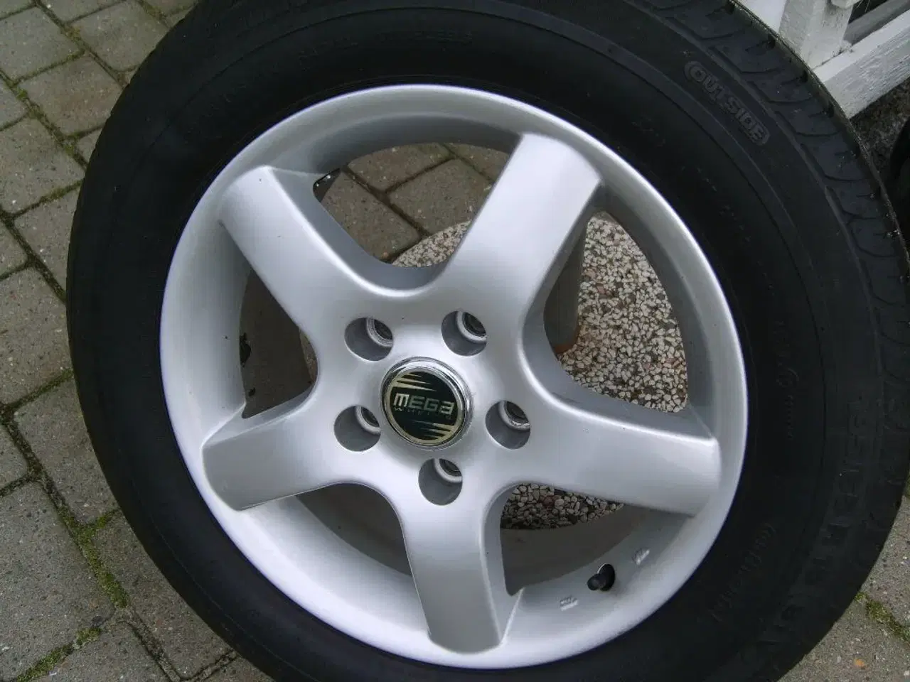 Billede 1 - mega" alufælg/dæk til mazda