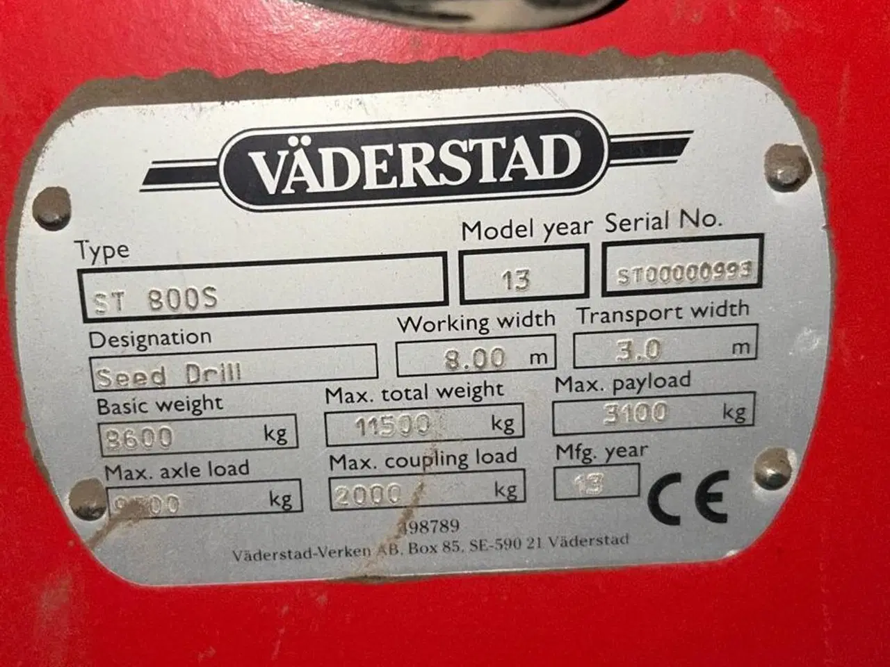 Billede 6 - 8m Vaderstad Spirit