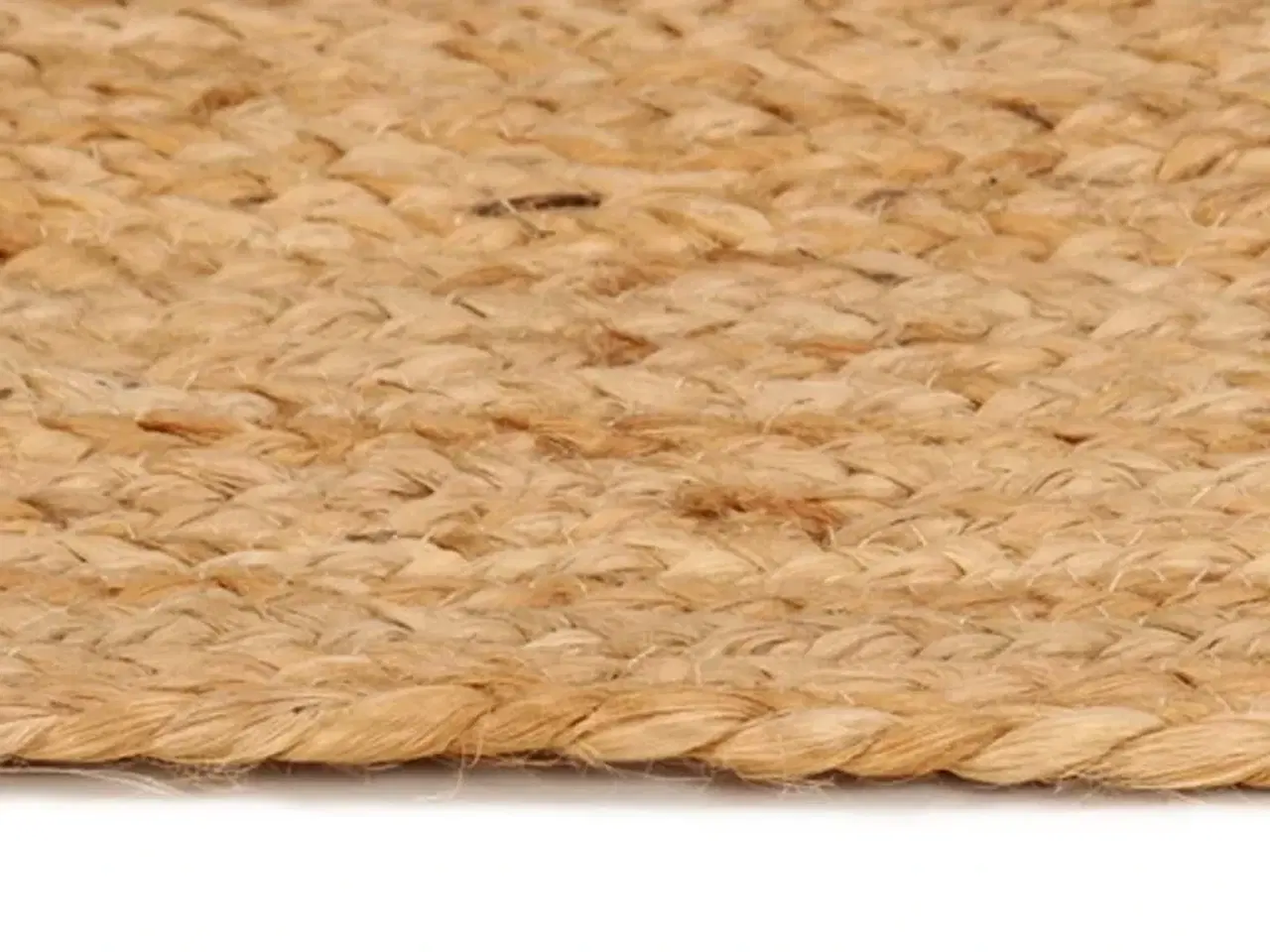 Billede 3 - Gulvtæppe 210 cm flettet jute rundt