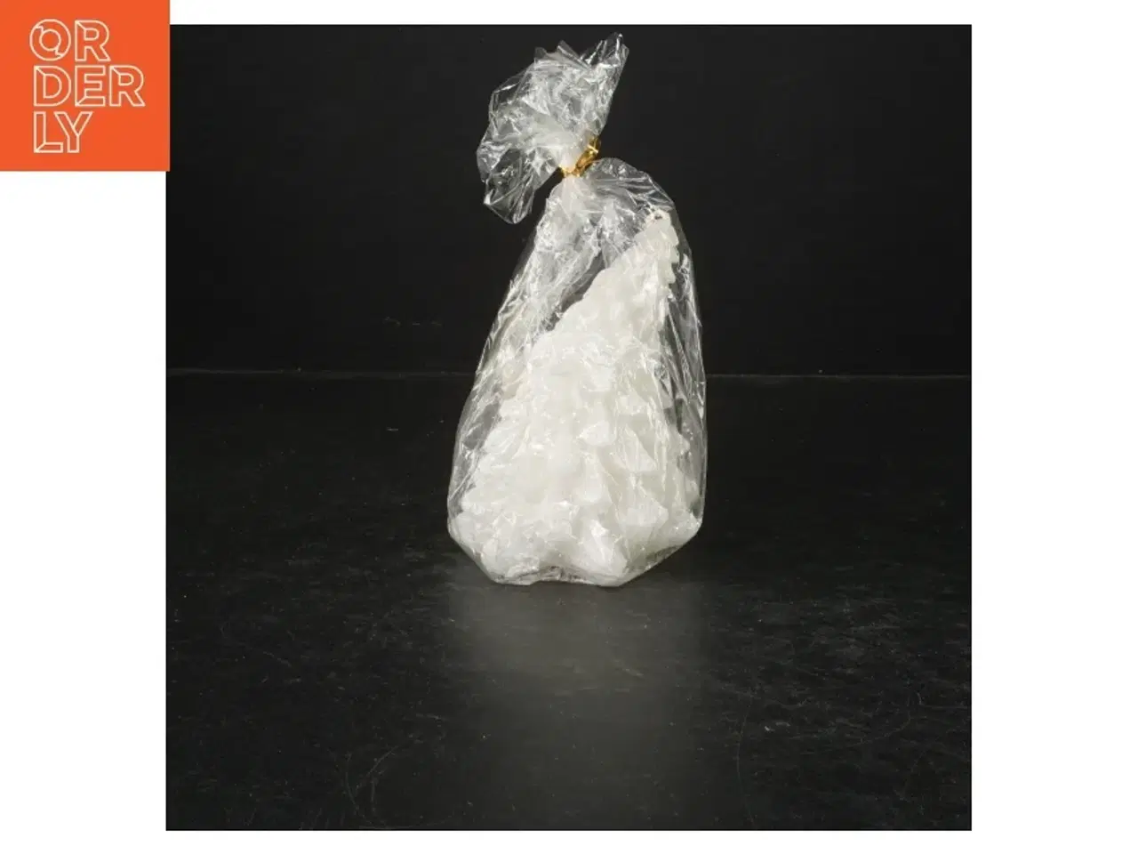 Billede 1 - Hvid lys i plastik indpakning (str. 13 cm)