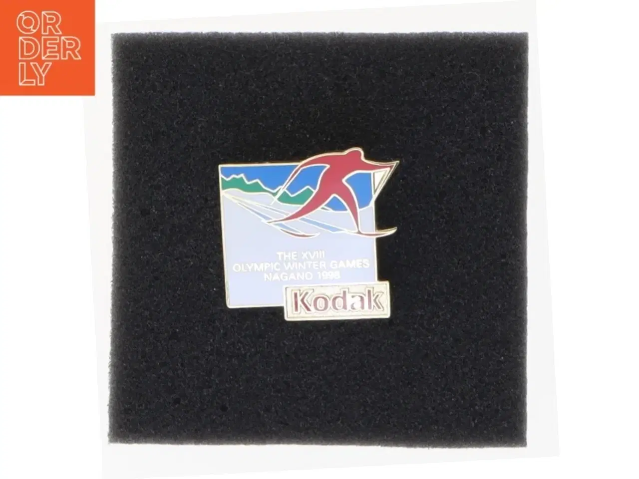 Billede 3 - Nagano 1998 Olympiske Lege Kodak Sponsor Pin (str. 2,5 x 2,5 cm)