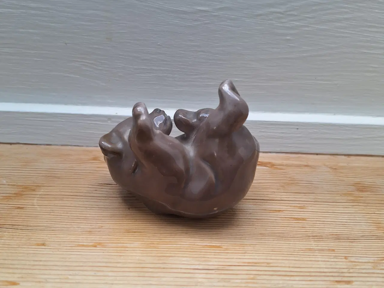 Billede 2 - Royal Copenhagen figur Bjørneunge No. 1124 1. sort