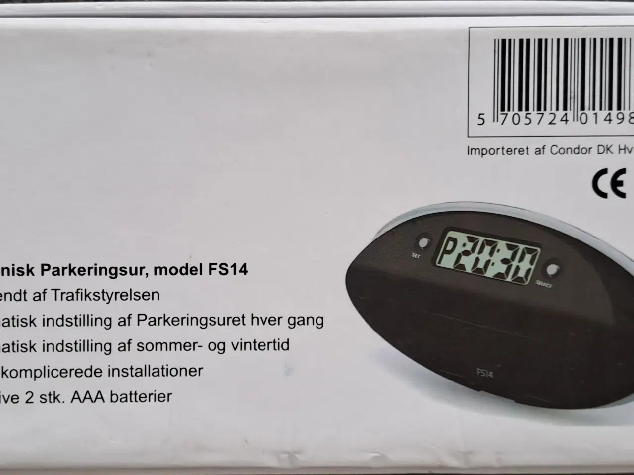 Billede 3 - Conzept automatisk parkeringsur