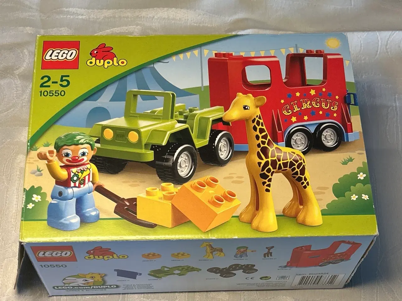 Billede 1 - Lego duplo 10550 cirkustransport