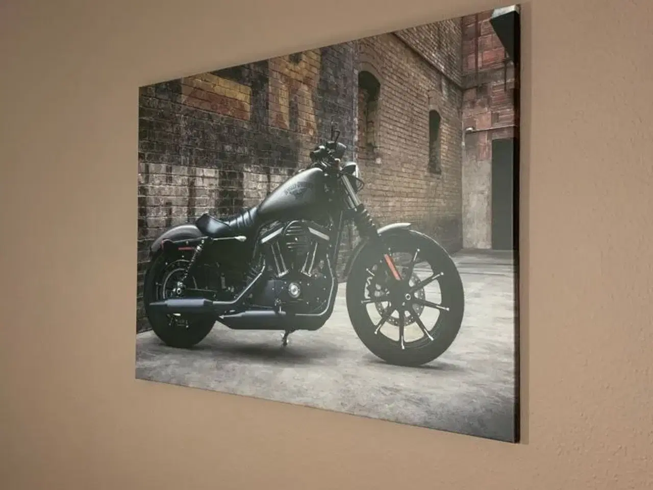 Billede 2 - Harley billede 70x100 cm