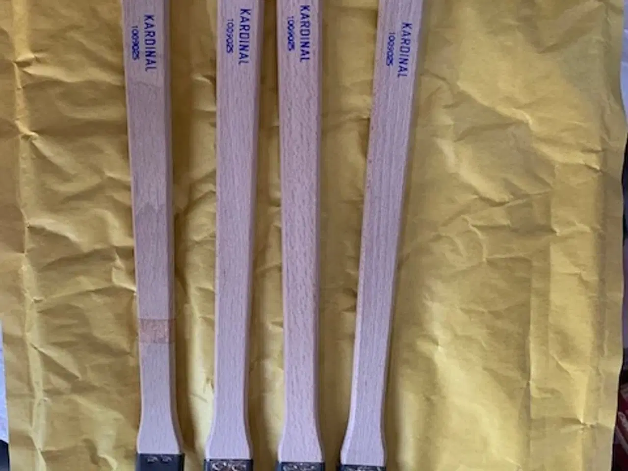 Billede 1 - 4 stk Guldberg 25 mm radiatorpensel. Håndlavet