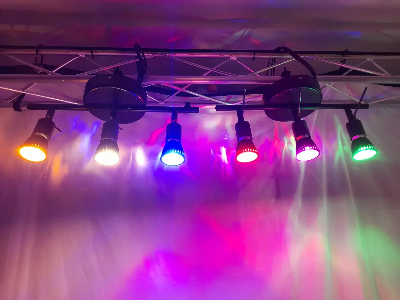 Billede 3 - Udlejes - 6 kanal GU10 LED Løbe Lysshow