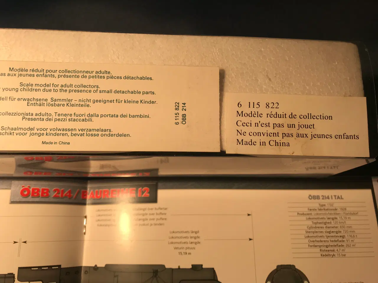 Billede 3 - Modeltog, Atlas ÖBB 214, skala 1:100