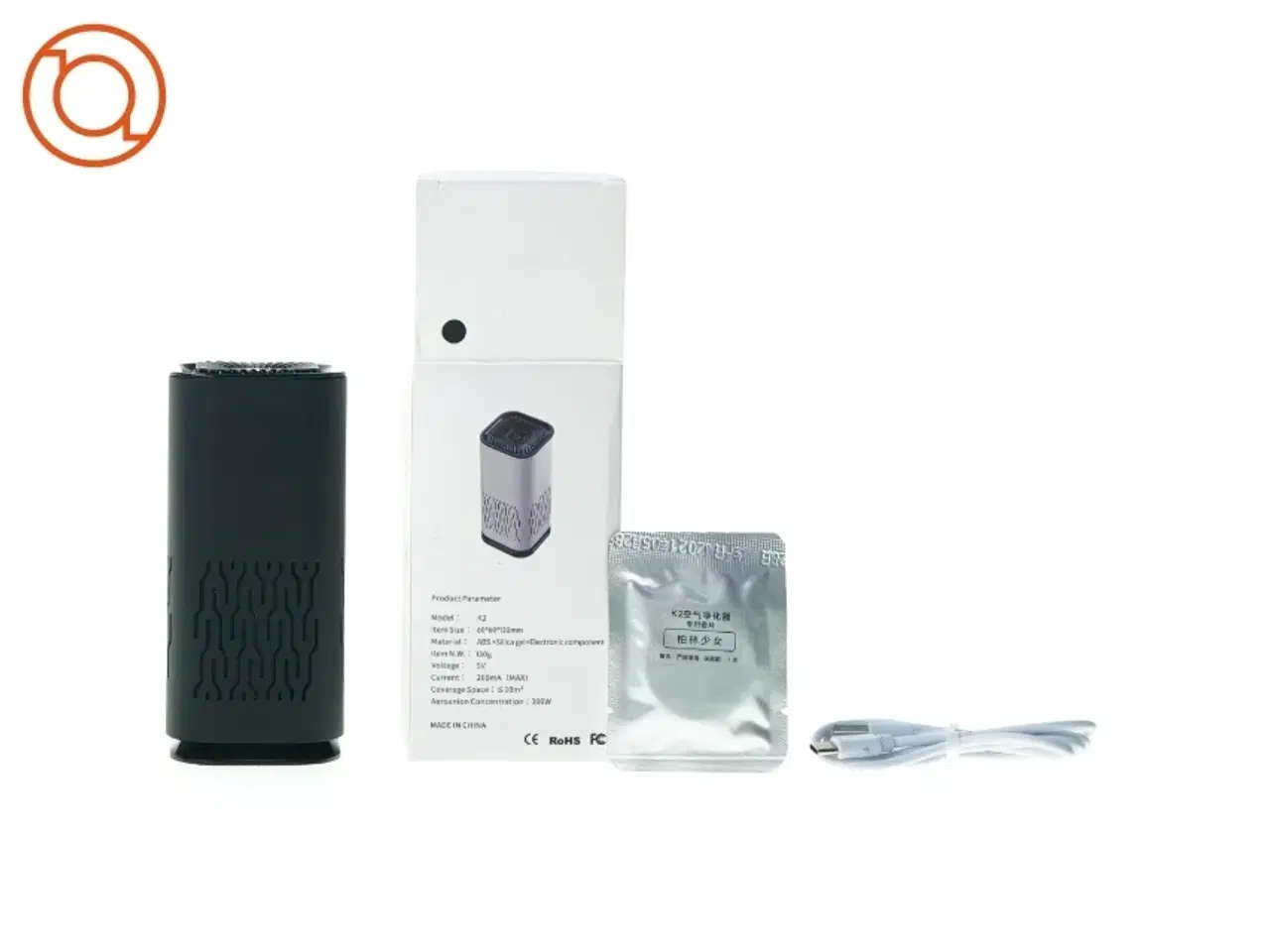 Billede 2 - Portableair purifier fra K 2 (str. 13 x 6 x 6 cm)
