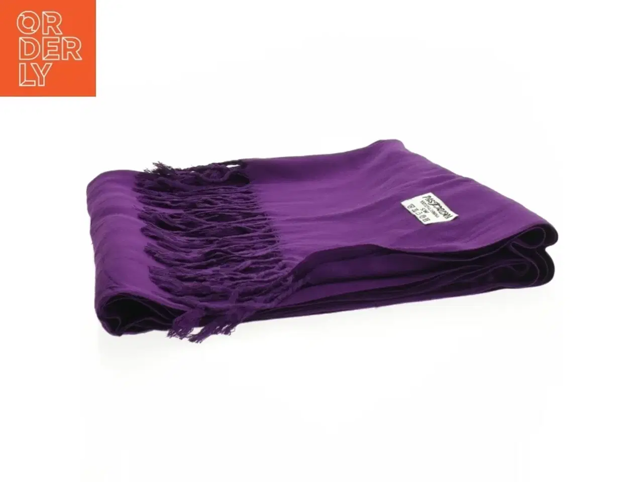 Billede 1 - Lilla pashmina / cashmere sjal (str. 70 x 180 cm)