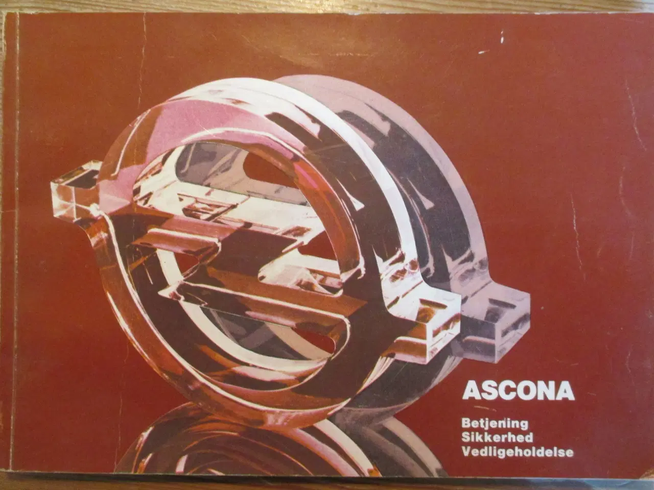 Billede 1 - Opel Ascona, C model. - Instruktionsbog - 1981