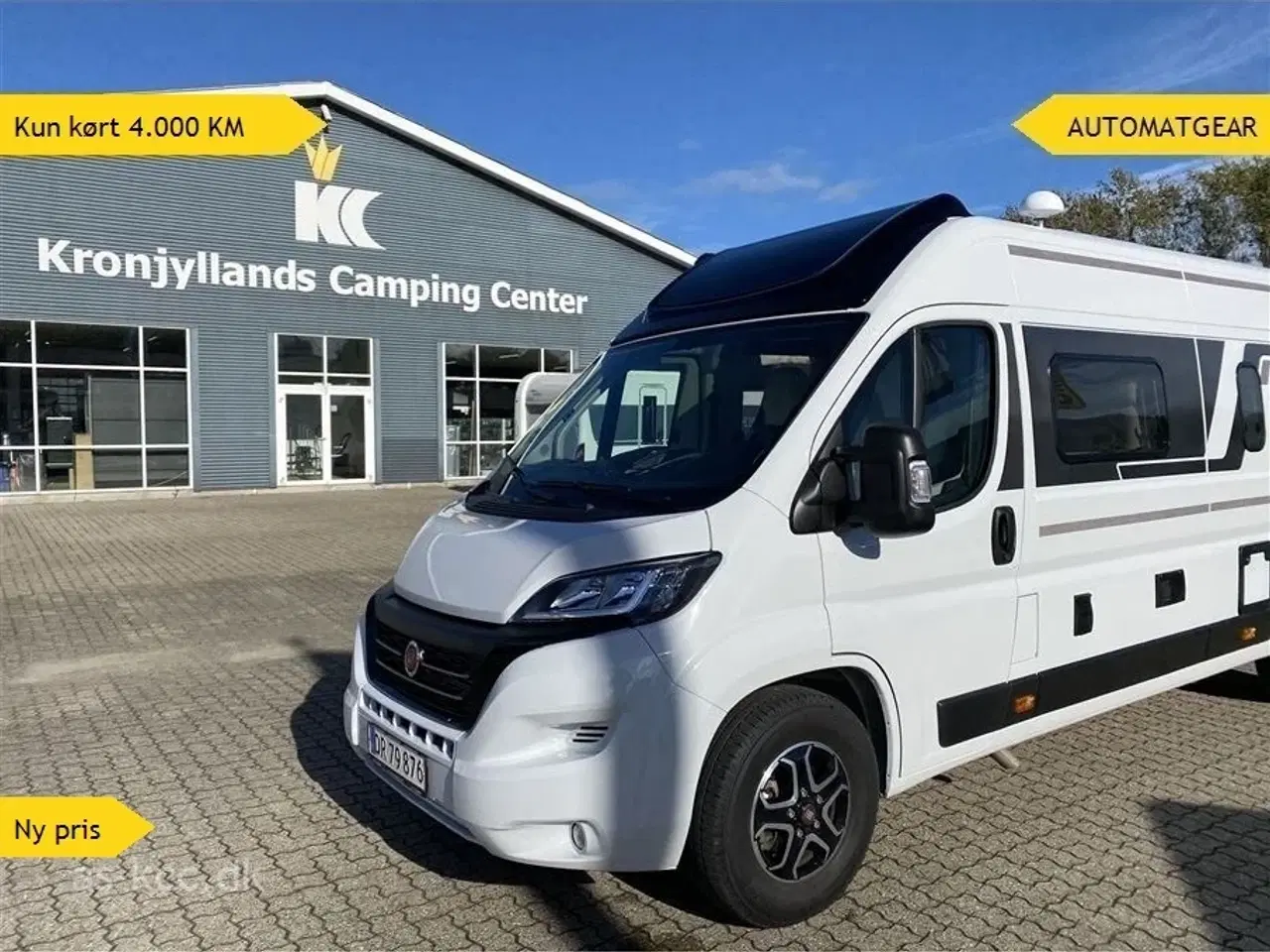 Billede 1 - 2023 - Euramobil V635 EB Aut.   Eura Mobil V 365 EB automat gear og med to enkelt senge. KUN KØRT 4.000 KM.