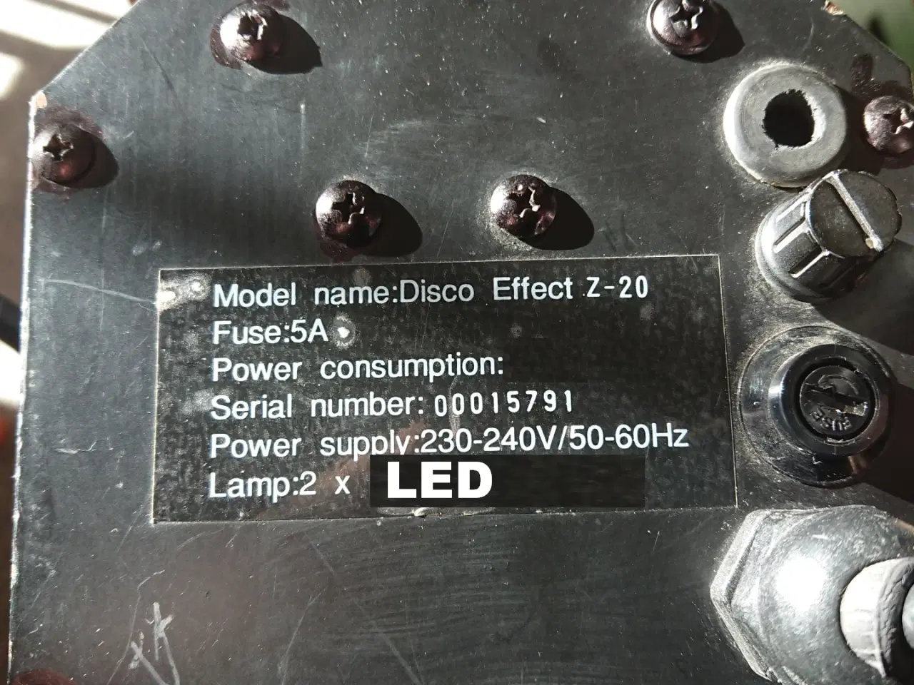 Billede 8 - Udlejes - EUROLITE Z-20 LED 15W