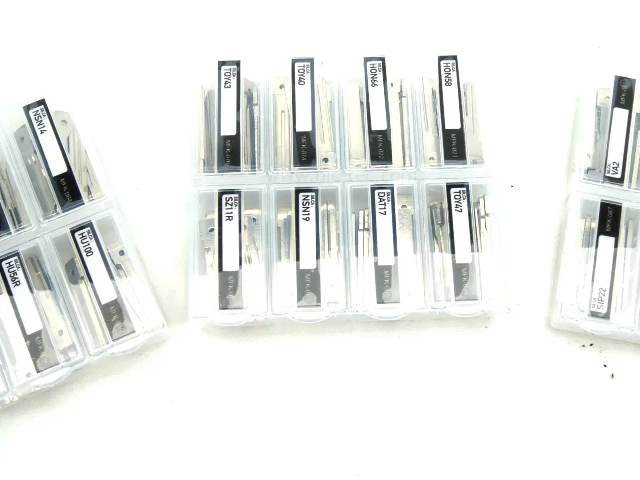 Billede 1 - Nic-Tec fast nøglesystem sortimentskasser 3 stk 240emner