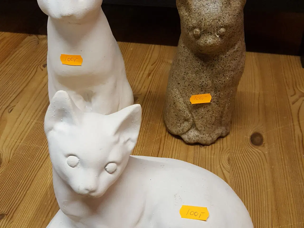 Billede 1 - 2 katte figurer 