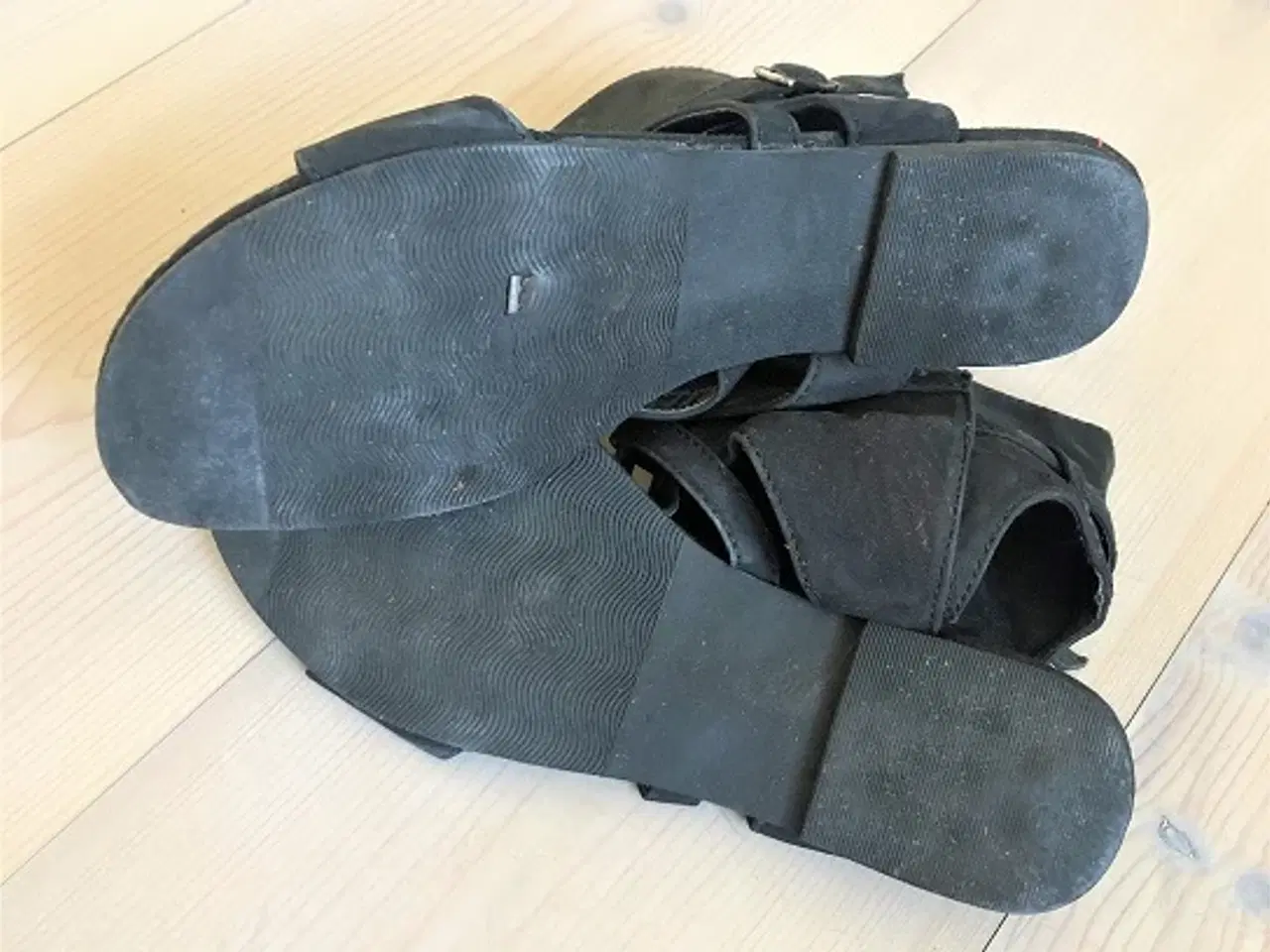 Billede 4 - Sorte SANDALER - gladiatorsandal - 
