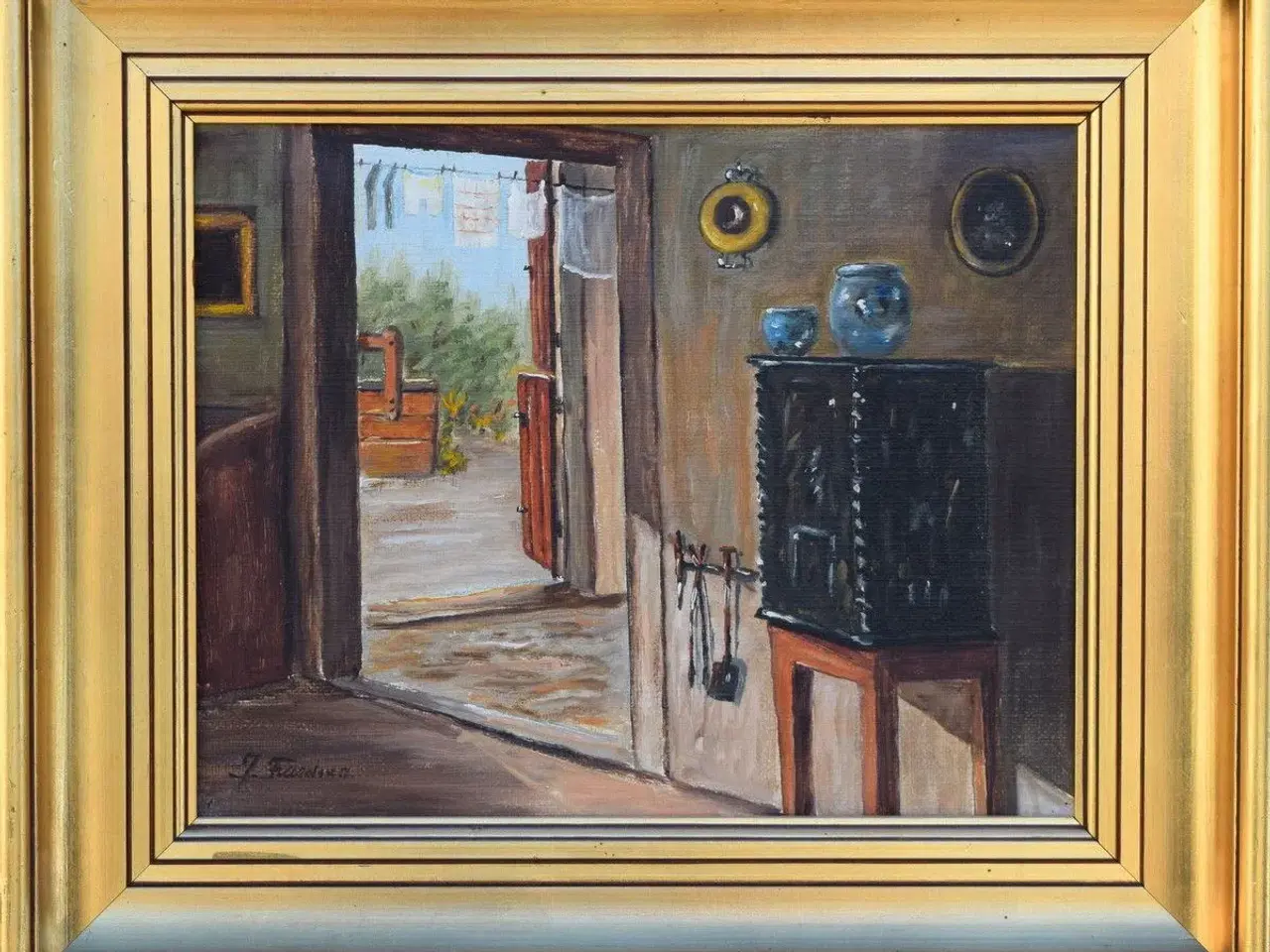 Billede 1 - Maleri af J. Frandsen