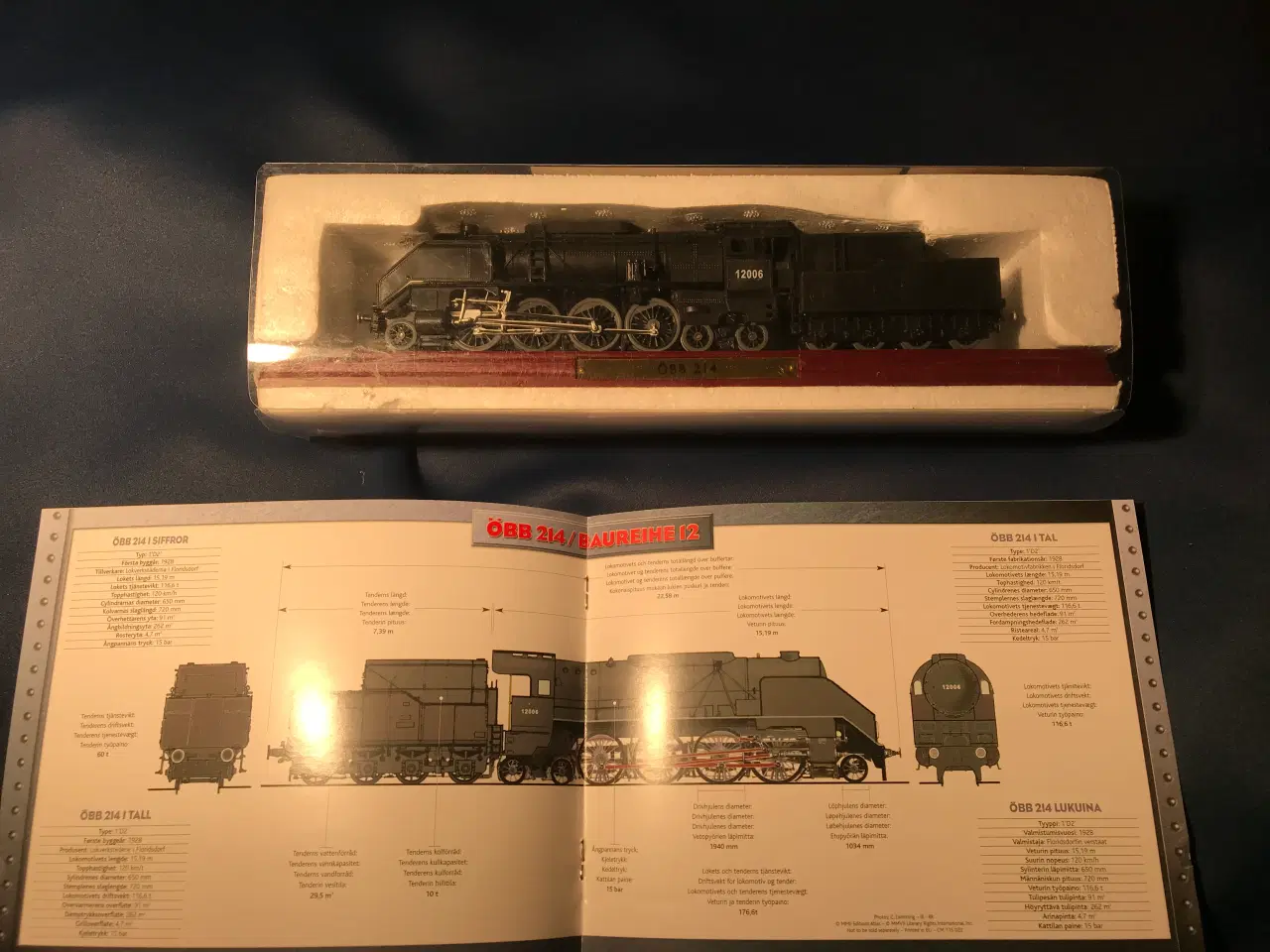 Billede 2 - Modeltog, Atlas ÖBB 214, skala 1:100