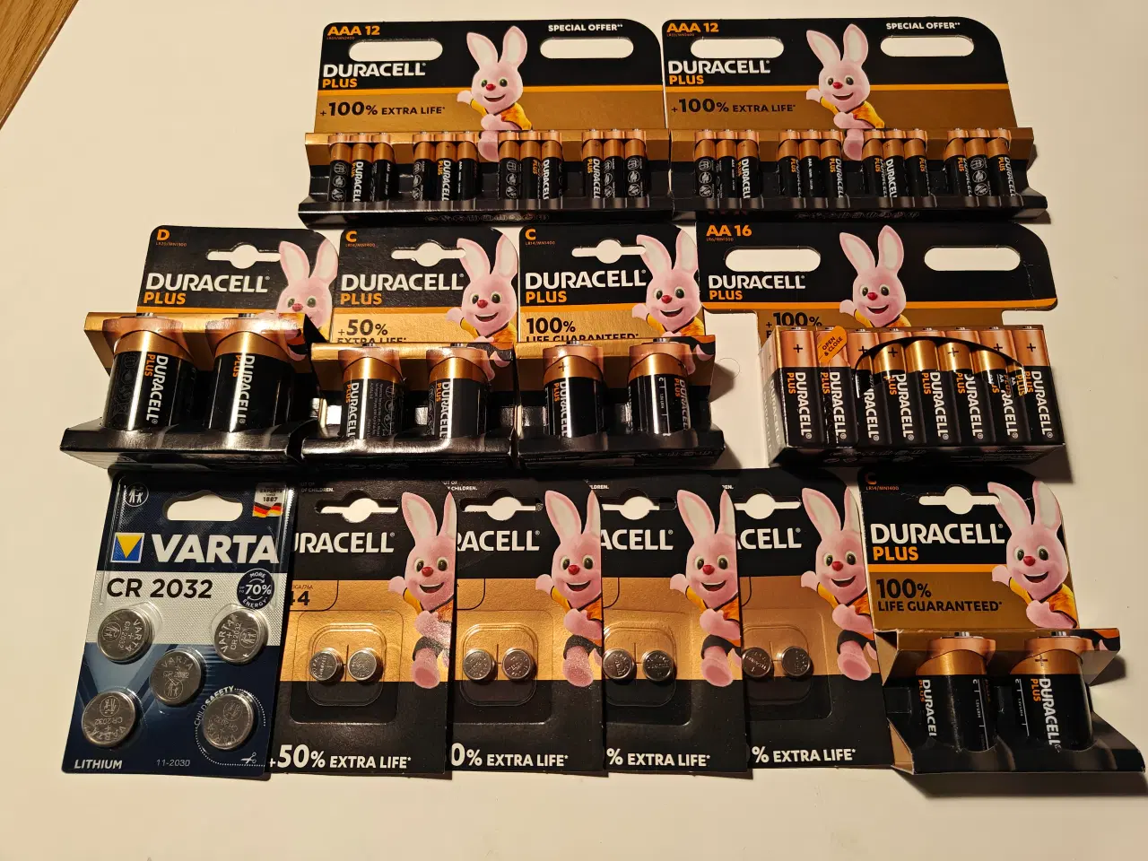 Billede 1 - 61 Styks Duracell batterier.
