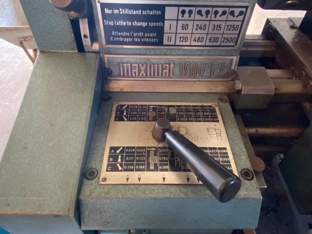 Billede 1 - Maximat V10-P metal drejebænk