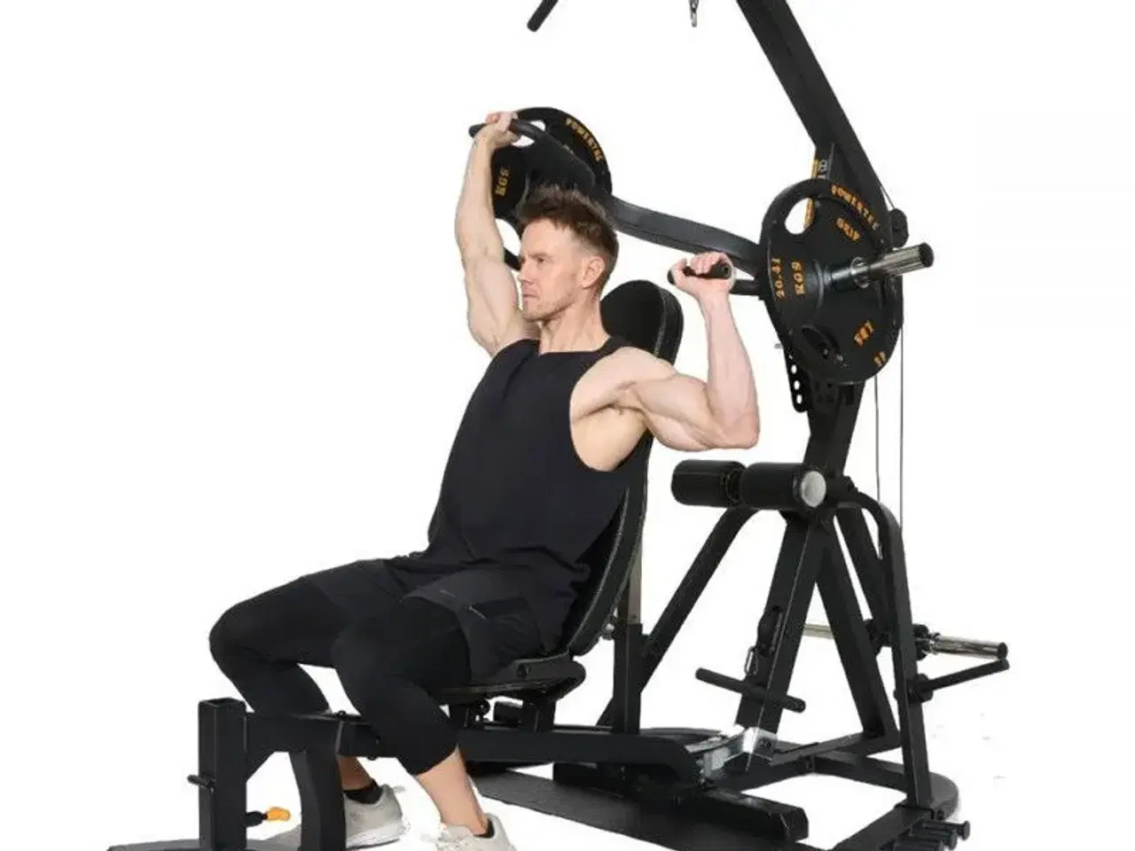 Billede 1 - Powertec Workbench LeverGym Black +77,5 kg PU-vægt