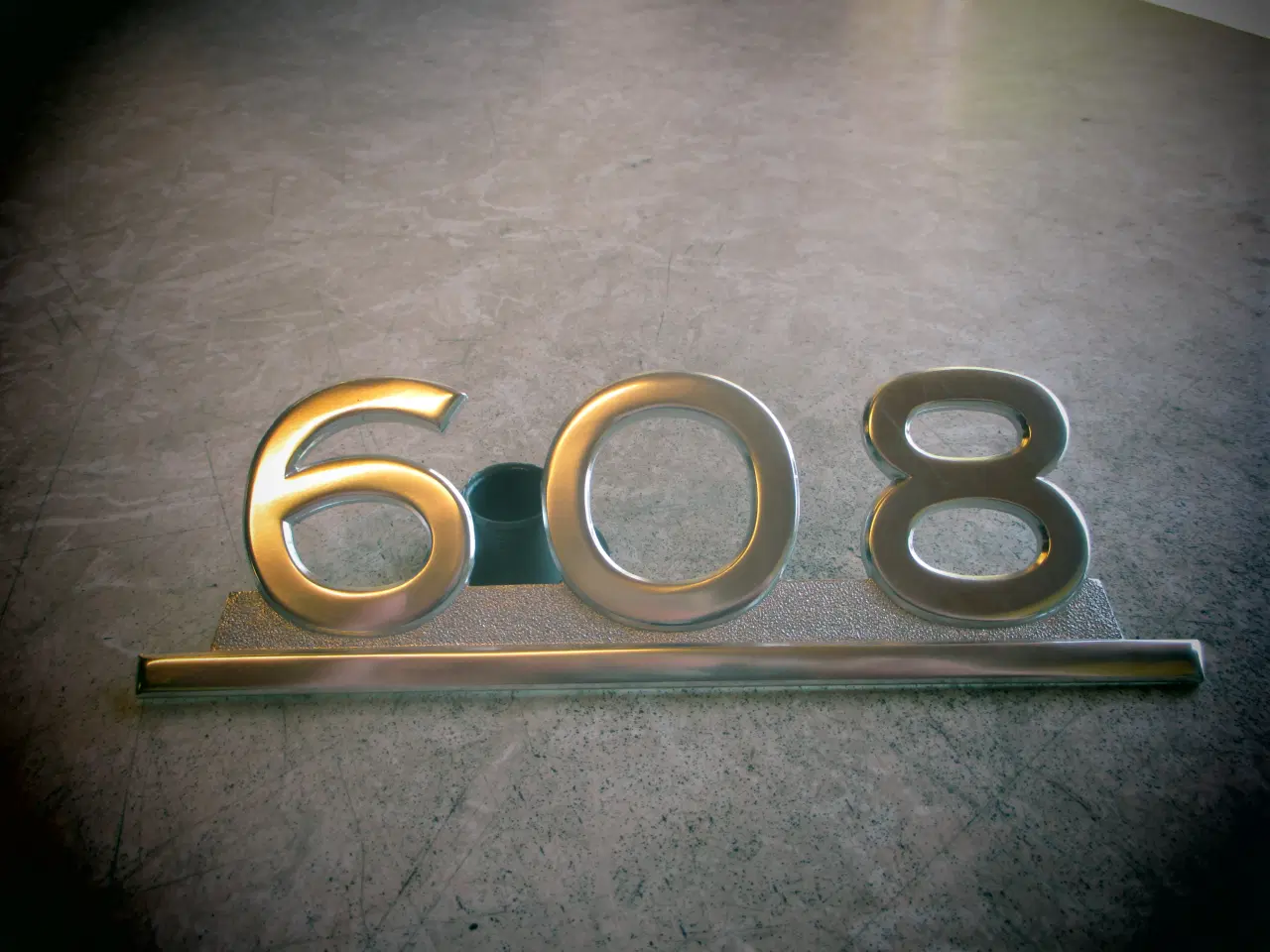 Billede 1 - Typeskilt  Mercedes 608  