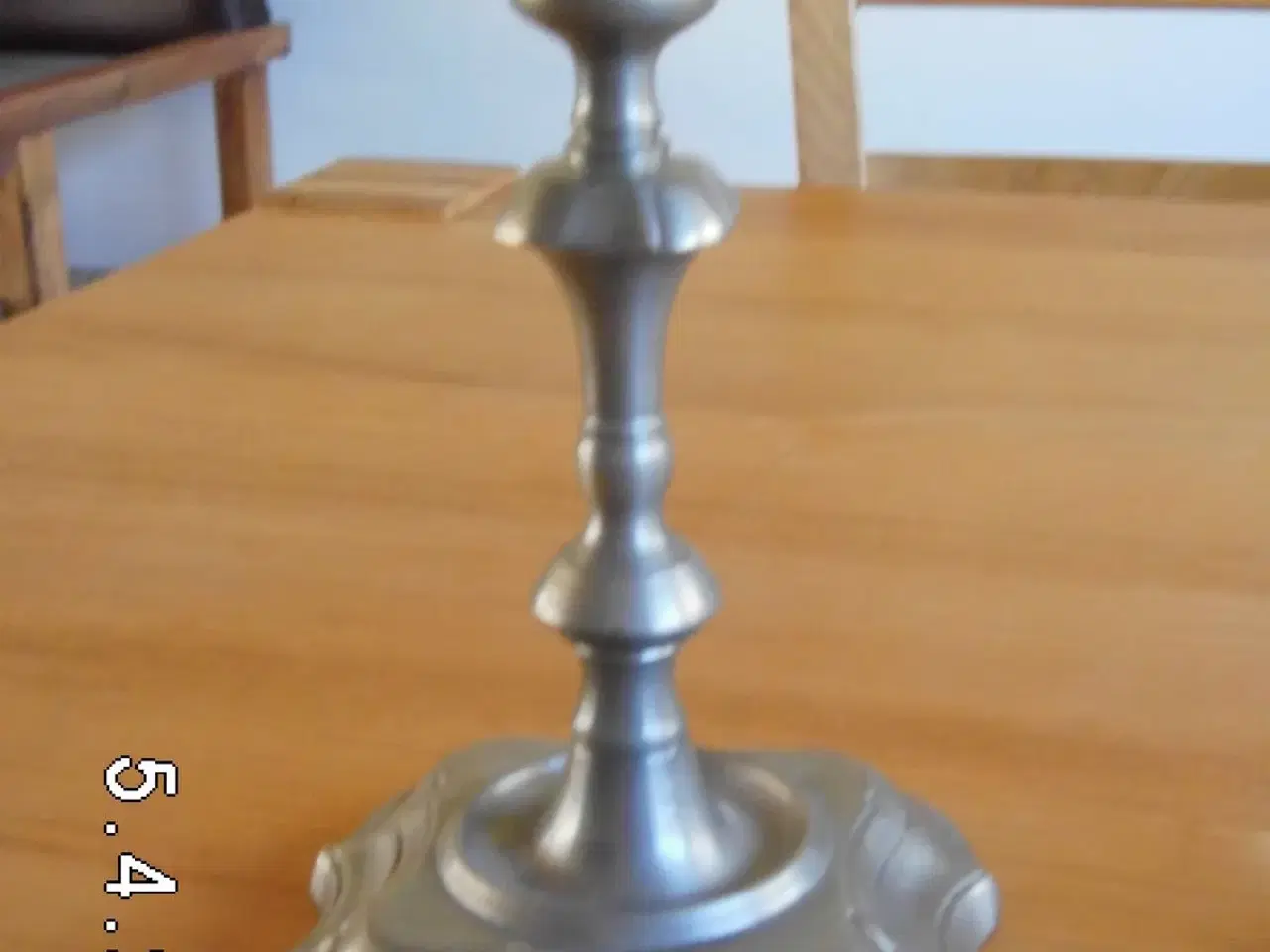 Billede 2 - Tin/bly lysestage