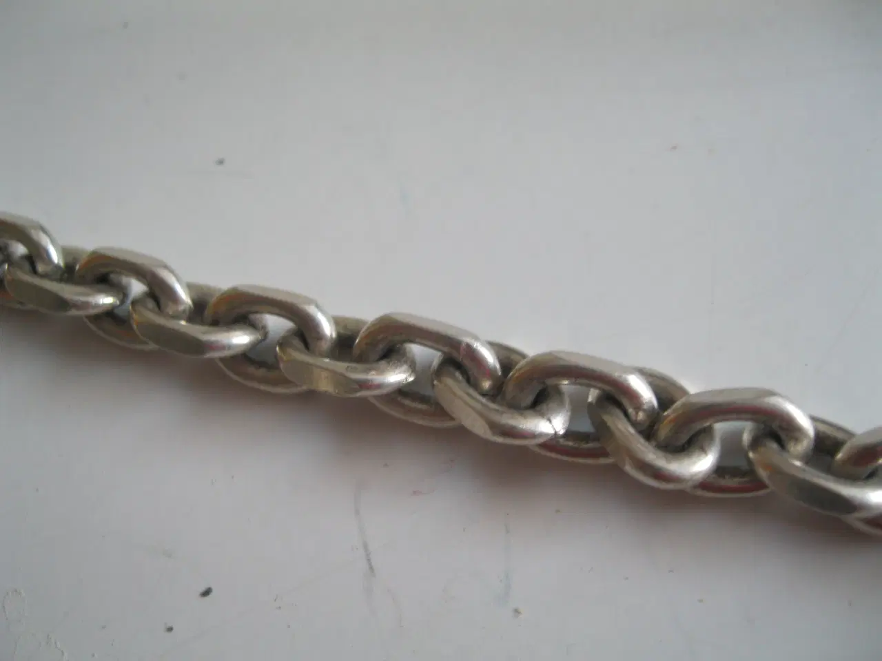Billede 2 - Armbånd facet anker 20 cm. Sterling sølv