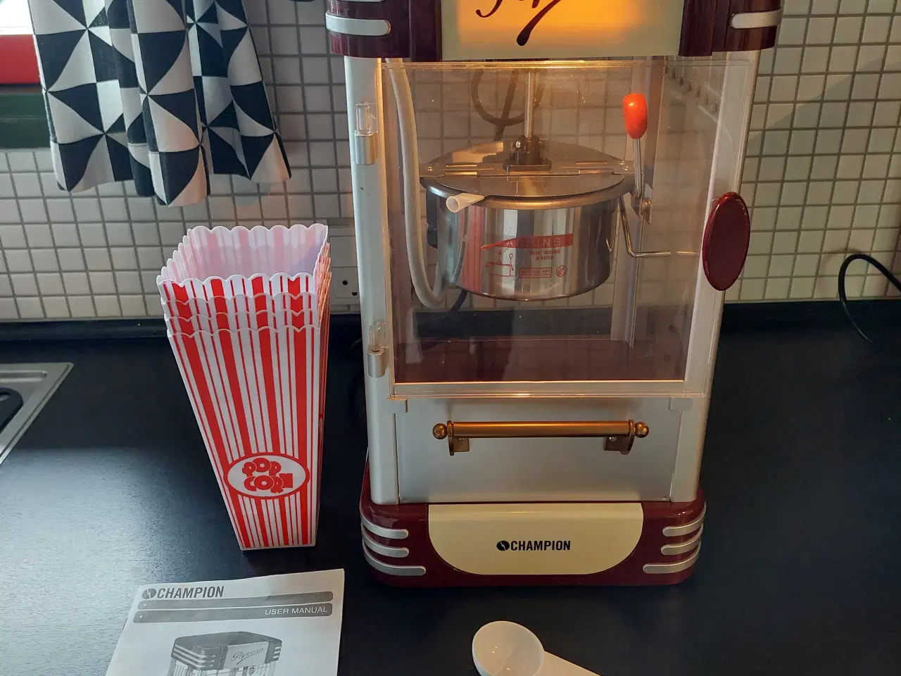 Billede 1 - Ny popcornmaskine i retro look 