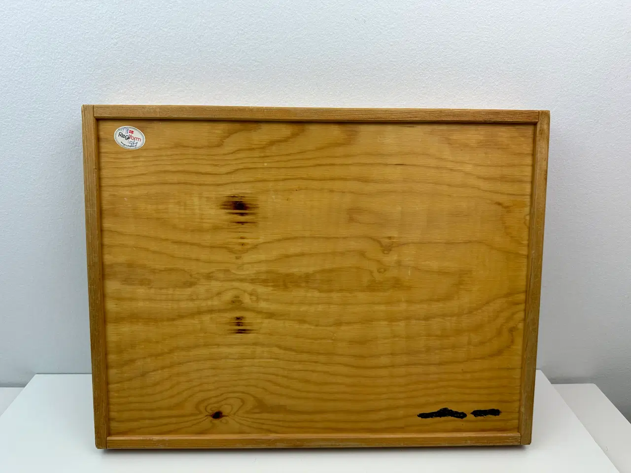 Billede 6 - Retro serveringsbakke / bakke i træ