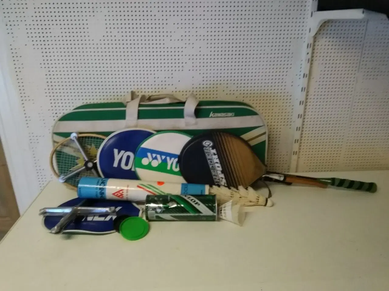 Billede 1 - Gamle badminton ketchere med taske