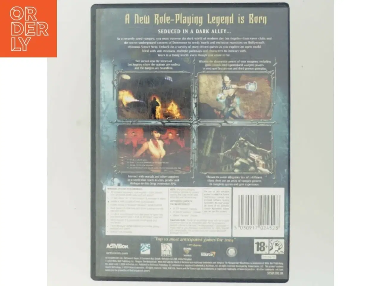 Billede 3 - Vampire: The Masquerade - Bloodlines PC Spil fra Activision