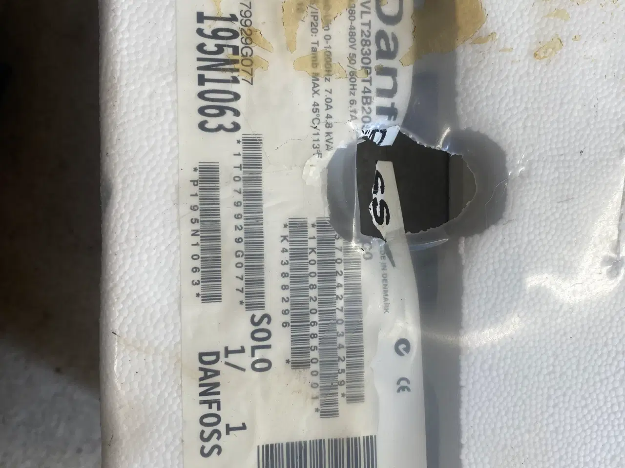 Billede 2 - Danfoss Frekvensomformer  VLT2830PT4B20STR1DBF00A0