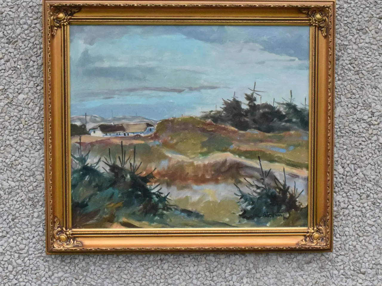Billede 3 - Maleri af Knud Bøstrup (1929-2011)