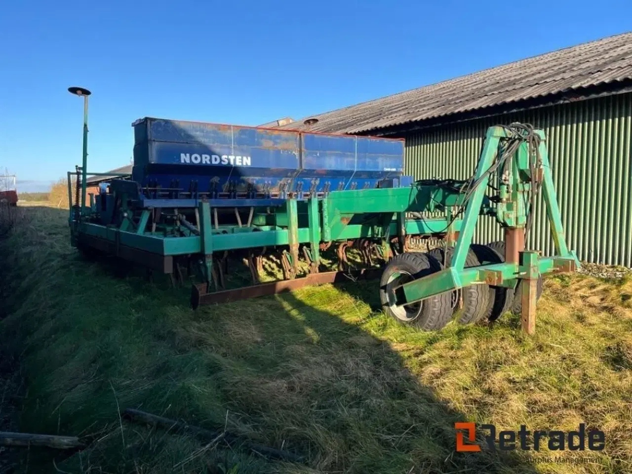 Billede 4 - - - - Kyndetoft / Nordsten 4 Meter Bugseret såmaskine